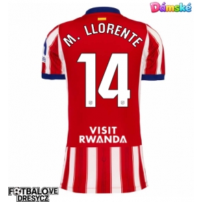 Atletico Madrid Marcos Llorente #14 Dámské Domácí Dres 2026-27 Krátký Rukáv Atletico Madrid Marcos Llorente #14 Dámské Domácí Dres 2026-27 Krátký Rukáv